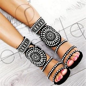 Shoes - Pearl studded heels Shoes - Pearl studded heels